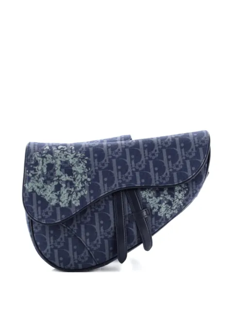 Christian Dior Pre-Owned x Denim Tears Saddle Oblique Canvas crossbody bag Blue 9D2PNGTURN4BW2HE