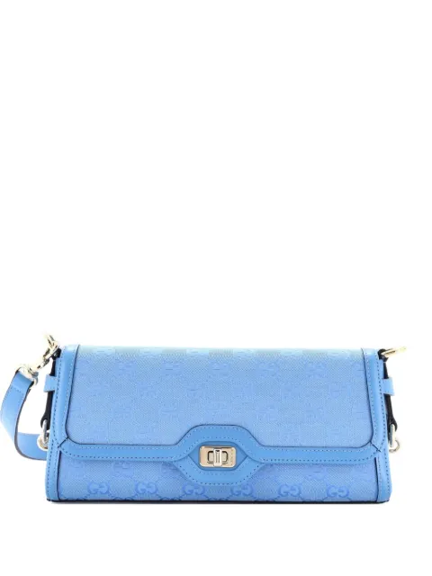 Gucci Pre-Owned Luce Canvas Small shoulder bag Blue II9JMQA1QIO0NJIB