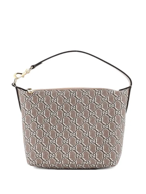 Gucci Pre-Owned Ophidia Zip Shoulder Bag GG Shadow Coated Canvas Super Mini hobo bag Neutrals ZRIPMYJNU6A3AVCA