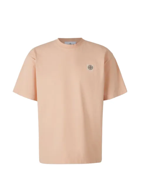 Stone Island 2100030 combed organic cotton jersey T-shirt Pink L1S152100030S0115