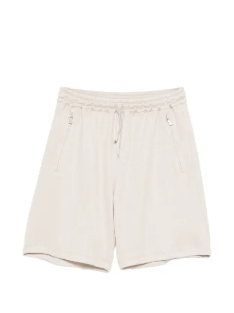 Eleventy drawstring-fastening track shorts Neutrals M75FELM25TES0K03402