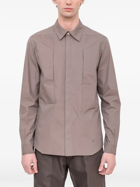 Rick Owens long-sleeve shirt Grey RU01F2237P