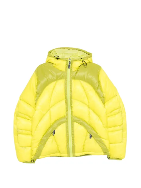 adidas Pertex quilted hooded jacket Yellow JZ9600
