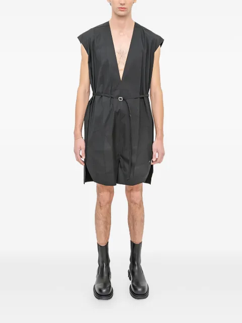 Rick Owens sleeveless jumpsuit Black RR01F2550TE