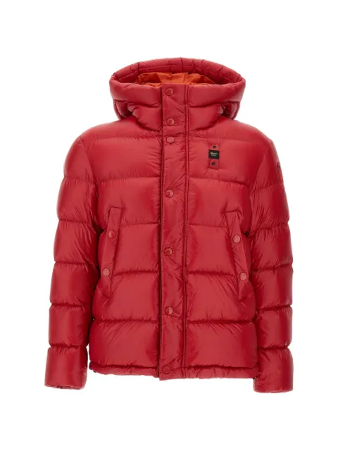 Blauer hooded quilted down jacket Red 25WBLUC03149007285