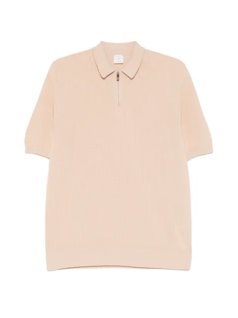 Eleventy half-zip short-sleeve polo shirt Neutrals M76MAGM90MAG0M008
