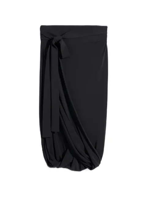 LEMAIRE wrap skirt Black SK1069LJ1050