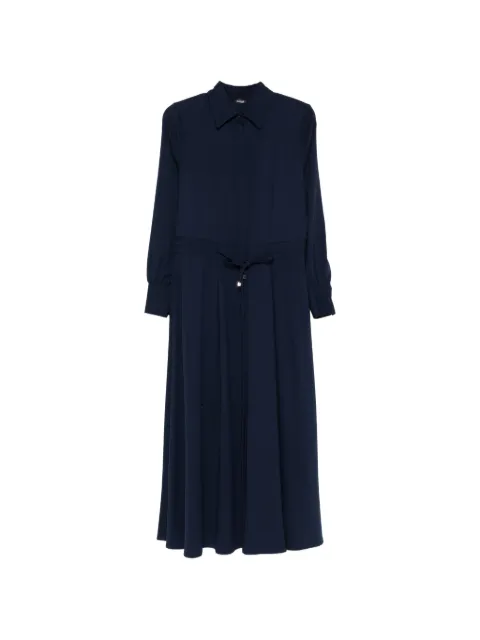 Kiton polo-collar maxi dress Blue D58334K0930G03