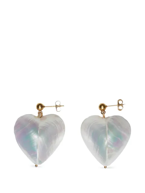 Labelled Jewellery Shelly Heart earrings Gold LABEL33015474
