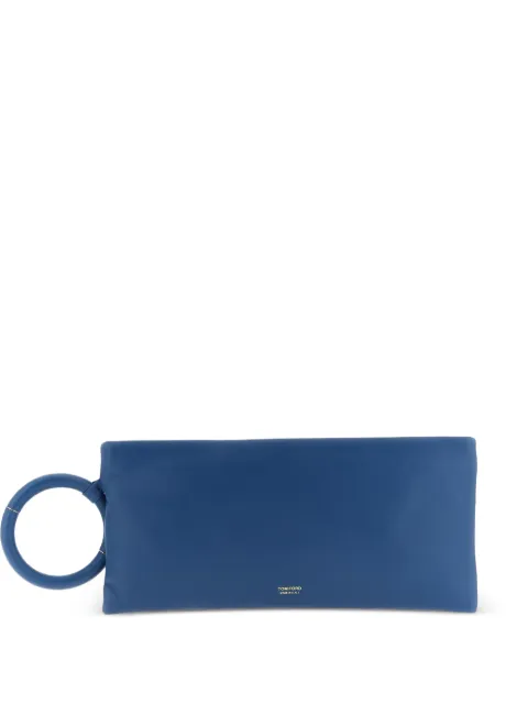 TOM FORD embossed logo bangle clutch Blue L1925LSP043P