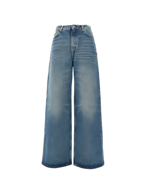 Golden Goose boyfriend jeans in stone-washed denim Blue GWP02079P000621