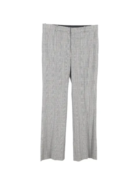 Balenciaga Pre-Owned checked wide-leg trousers Grey NAPPUGBCL649626W