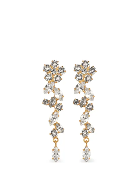 Jennifer Behr Jasmina crystal-embellished earrings Gold 50RC179