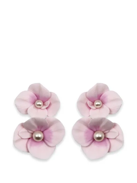 Jennifer Behr Aylani floral-motif earrings Pink 119RB5CHERRYBLOSSOM