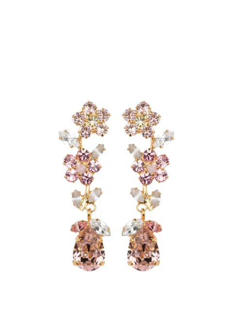 Jennifer Behr Freesia floral-motif drop earrings Gold 50RC151