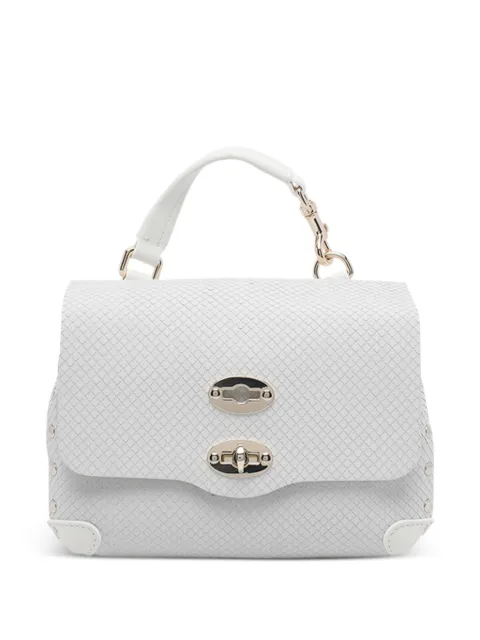 Zanellato Postina turn-lock-closure tote bag White 0680002200000BZ1196