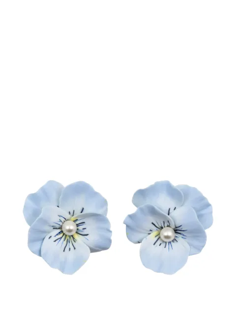 Jennifer Behr Viletta flower-shaped earrings Blue 119RA4