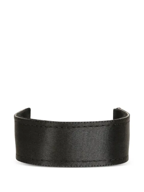 Jennifer Behr Mini satin hairband Black 15CA1