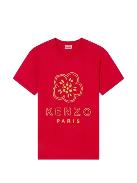 Kenzo Boke Flower-print T-shirt Red FG55TS1004SG