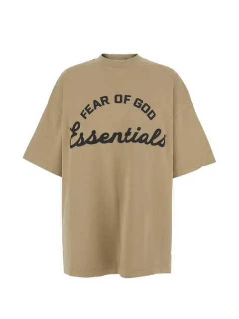 FEAR OF GOD ESSENTIALS 90s logo-print T-shirt Neutrals 125SP264112F