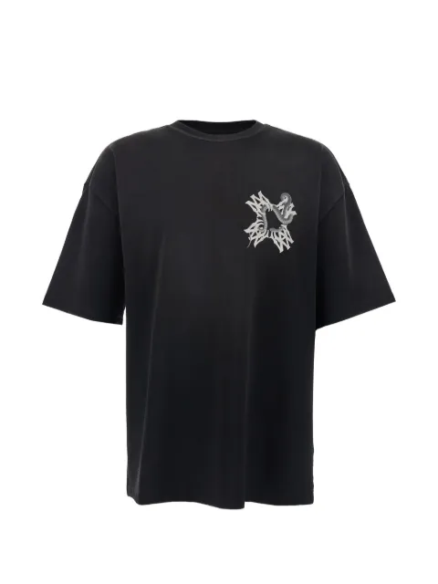 AMIRI snake-print T-shirt Black AMTOJR1130