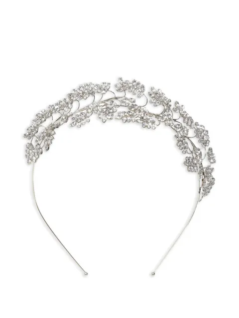 Jennifer Behr Raquel crystal tiara Silver 50NC20