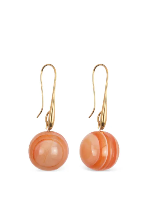 Jennifer Behr agate drop earrings Gold 118RB24