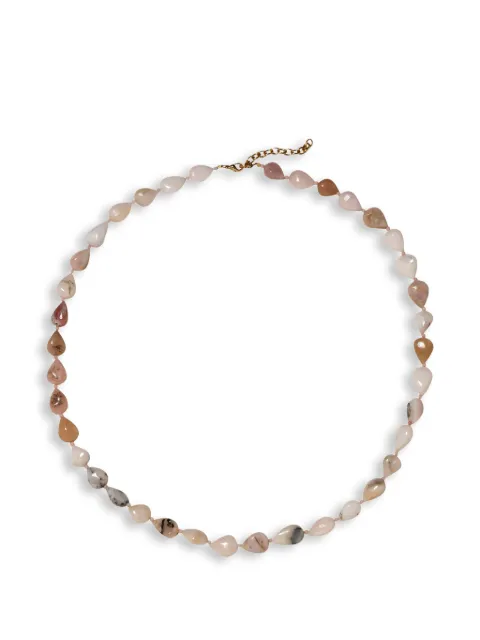 Jennifer Behr pink opal plated necklace Neutrals 118PB23