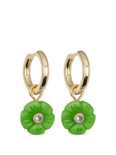 Jennifer Behr Lillian flower earrings Gold 118RA15