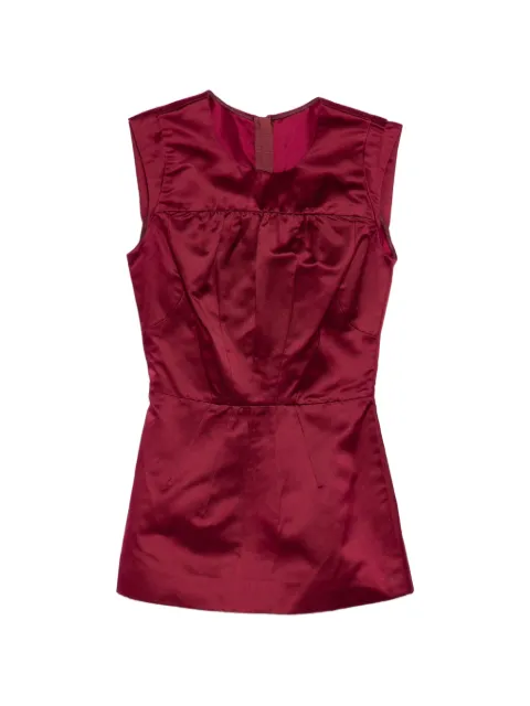 Prada Pre-Owned sleeveless top Red CSAN8981