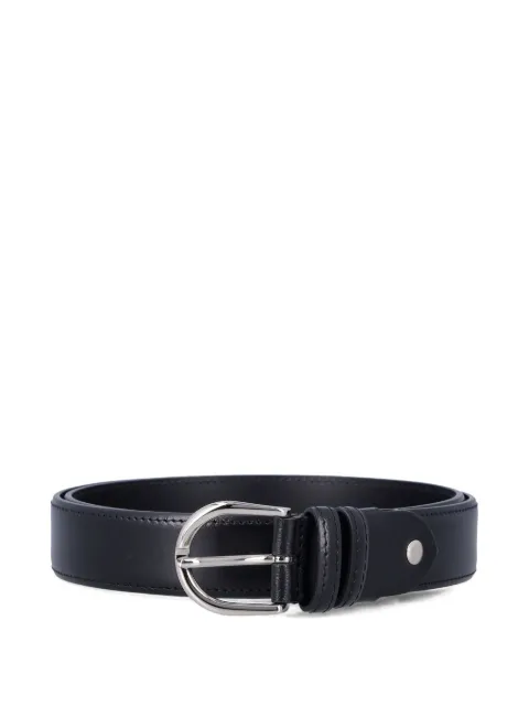 MANCINI 1979 leather belt Black 8901ALPVNERO