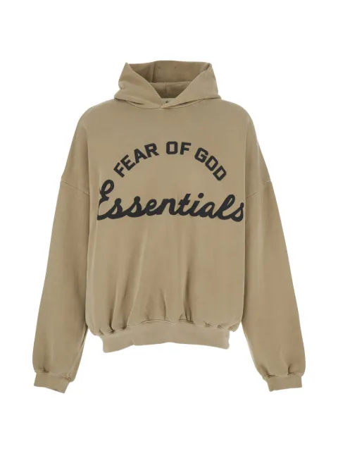 FEAR OF GOD ESSENTIALS Training 90s printed hoodie Neutrals 192SP264462F