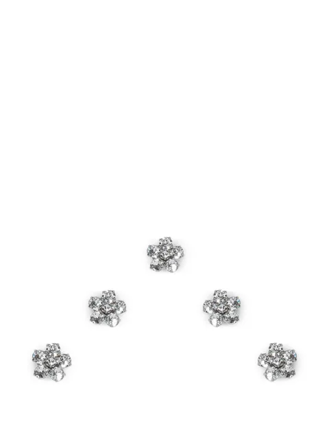 Jennifer Behr Violet flower hair magnets Silver 50IQ82