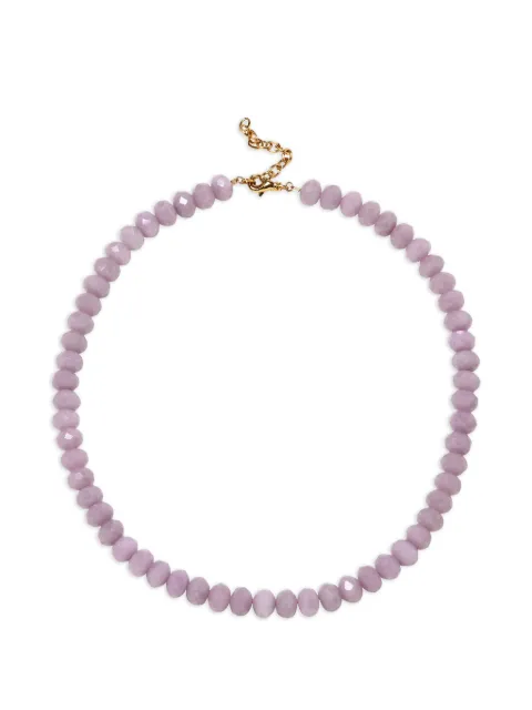 Jennifer Behr Rora beaded necklace Purple 118PB18
