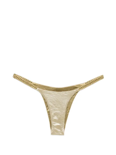 Isa Boulder High Weave bikini bottom Gold SS26SB05B