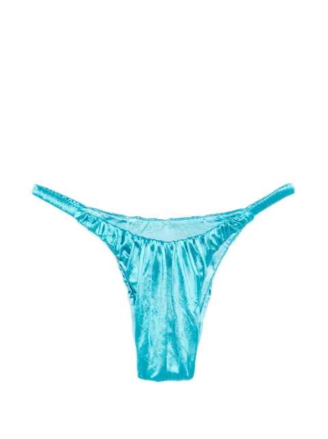 Isa Boulder scrunch bikini bottom Blue SS26SB25