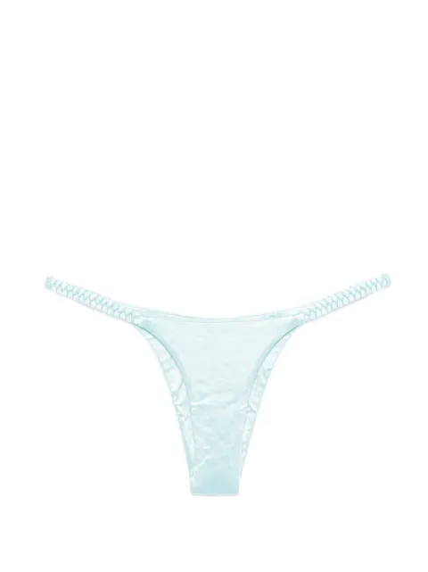 Isa Boulder weave side bikini bottom Blue SS26SB05B