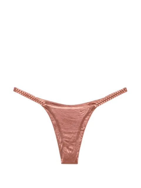 Isa Boulder High Weave bikini bottom Pink SS26SB05B