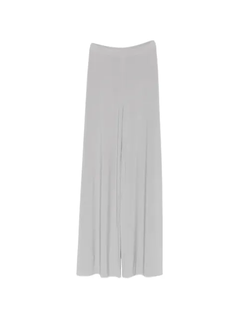Norma Kamali Bias straight-leg trousers Grey KK4257PLT21024