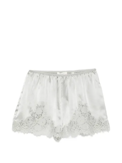 DÔEN Iona lace-trim shorts Green 9423095