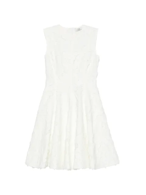 ERDEM crew-neck mini dress Neutrals VC26DED860049002