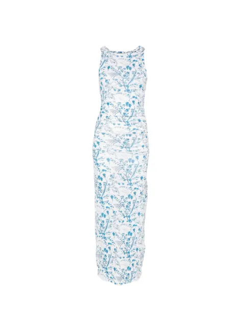 ERDEM gathered maxi dress White VC26JRD1320134006
