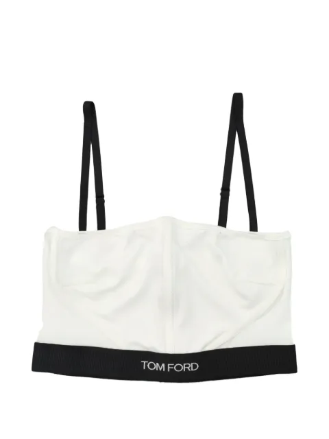 TOM FORD logo-band top White TSJ472JEX011