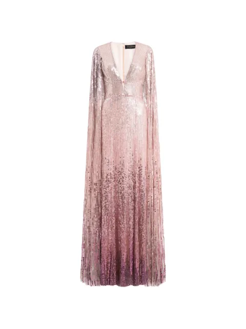 Jenny Packham Easy Breezy sequined maxi dress Pink ZDD136L
