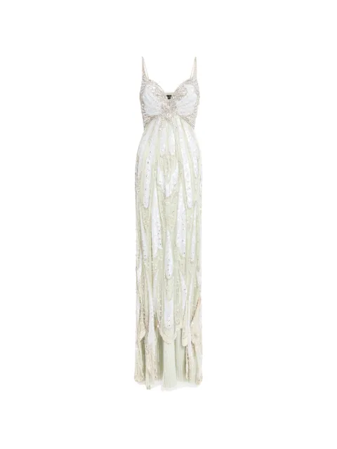 Jenny Packham Yves beaded maxi dress Green ZDD133L