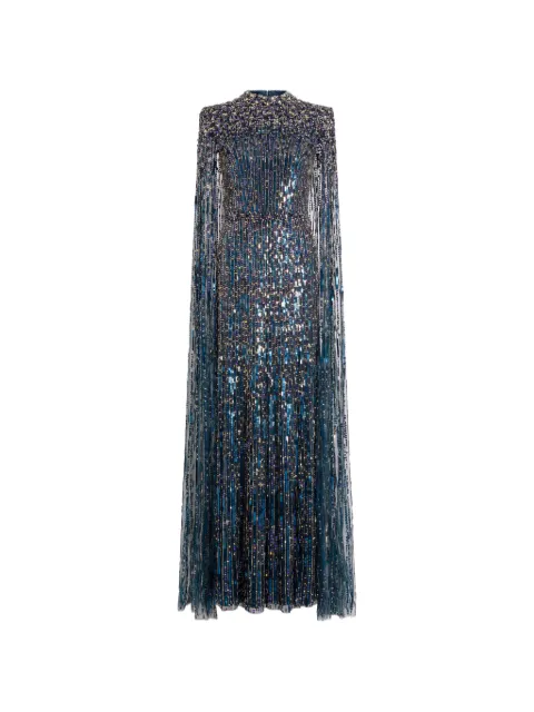 Jenny Packham Opera embellished maxi dress Blue ZDD147L