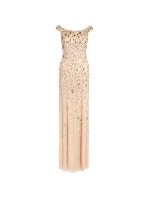 Jenny Packham Jessie beaded dress Neutrals ZDD142L