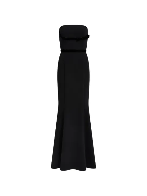 Jenny Packham Pamela trumpet gown Black ZDD166L
