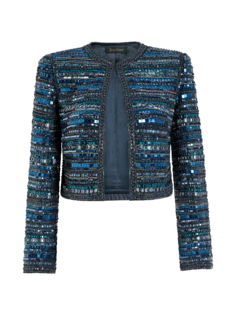 Jenny Packham Alma beaded jacket Blue ZDJ104