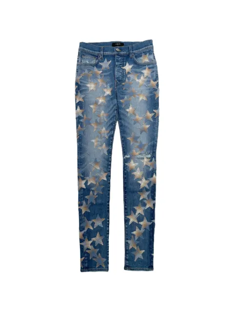 AMIRI star-patch jeans Blue PF22MDS023479